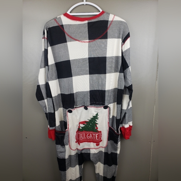 Lazy One Pajamas Sz Large Womens Buffalo Plaid Flap Jack 100% Cotton Long Sleeve - Picture 7 of 12